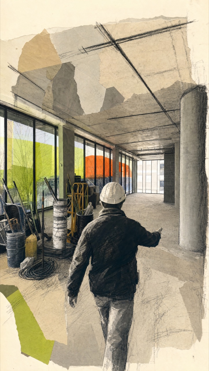 Illustrative vertical frame: Lobby & retail